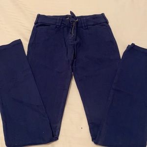 Balenciaga.Pants , blue, skinny fit.